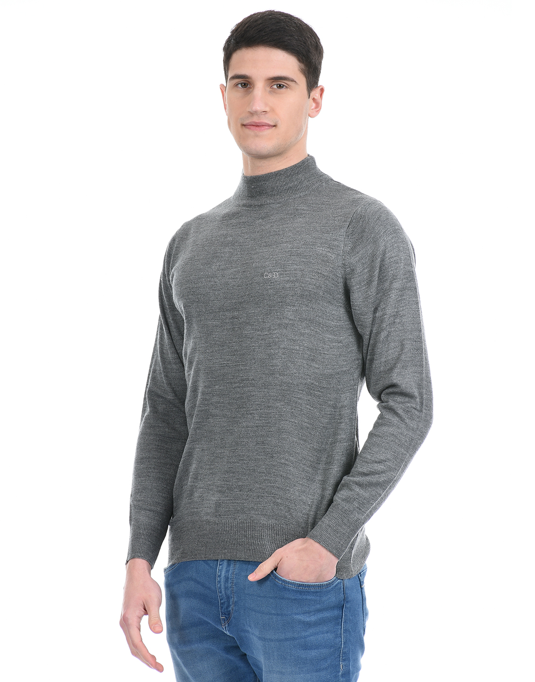 Cloak & Decker by Monte Carlo Men Light Grey Pullover
